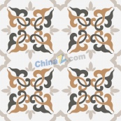 优雅对称重复瓷砖图案矢量模板