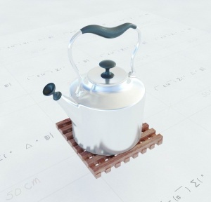 水壶3D模型效果图