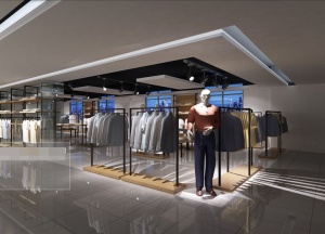 男装展厅模型