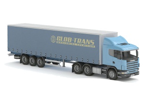 集装箱货车3D模型设计