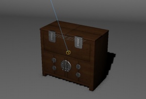 3D古典柜架模型