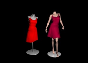 服装模特3d模型