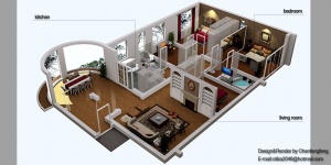 室内家装设计3D模型
