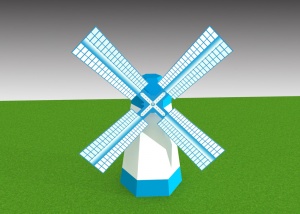 3D风车模型