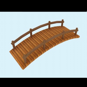 木桥3D结构模型