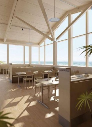 海景餐厅3d模型