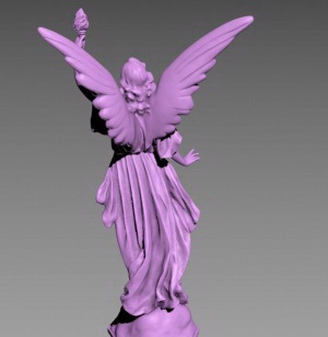 自由女神石雕3D模型设计