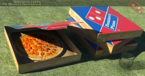 披萨3D模型效果图设计