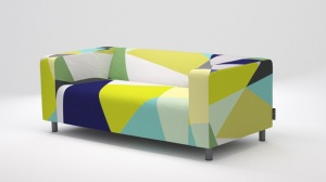 炫彩拼接沙发3D模型