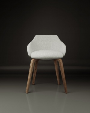 白色创意椅子模型设计