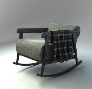 现代时尚单人椅3D模型