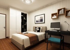 现代卧室家装模型设计