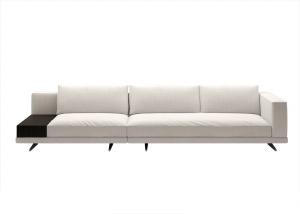 米白色三人沙发模型设计