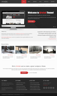 黑色质感html网页模板