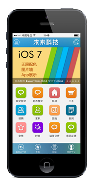Discuz X3手机模版IOS风格