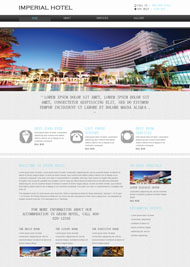 旅行酒店宾馆网页模板