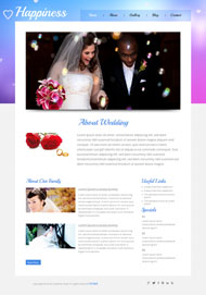 欧美婚纱摄影网站模板