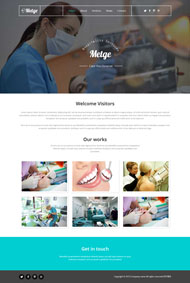 牙科诊所行业网站模板