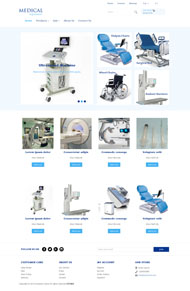 医疗器械公司网站模板