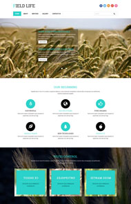 现代农业种植网站模板