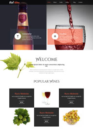 葡萄酒进口公司网站模板