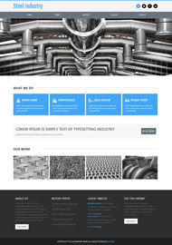 钢管钢铁行业网站模板