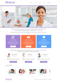 HTML医疗医院网站模板