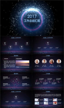 高端精美工作总结汇报PPT模板