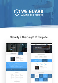 安全保护公司网站模板