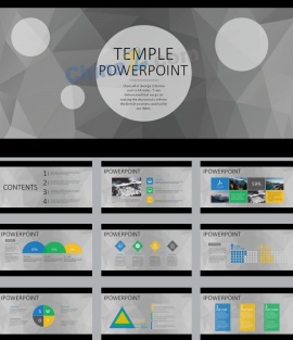 ppt黑灰模板免费下载