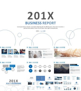 商务报告通用ppt模板