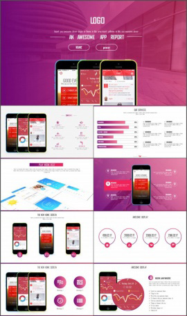 商业产品推荐PPT模板