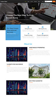 公寓投资投资企业网站模板