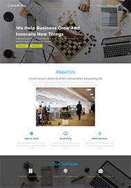 宽屏企业创新设计网站模板