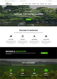 森林绿化公司网站模板