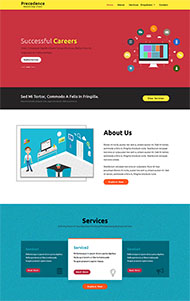 网页设计公司HTML5模板