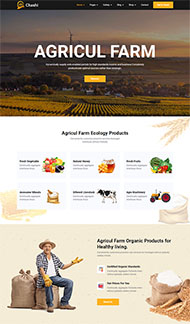 有机食品农业种植网站模板