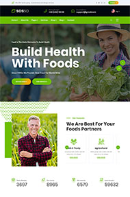 绿色有机食品农业网站模板