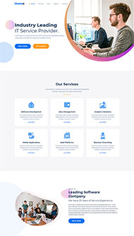 IT解决方案公司网站模板