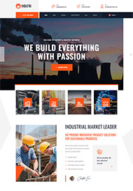 重工业建筑公司HTML5模板
