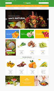 水果蔬菜销售HTML5模板