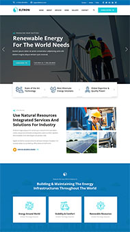 新能源科技公司网站模板