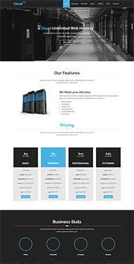 企业机房托管网站模板