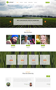 农田种植技术HTML5模板
