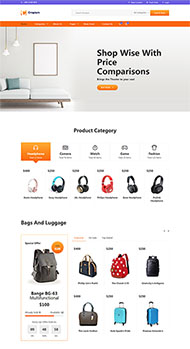 综合购物电子商务网站模板