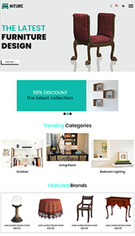 中式家具设计公司网站模板
