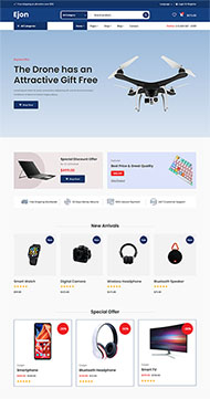 数码电子产品销售HTML5模板