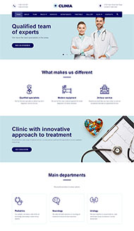 医疗体检中心服务网站模板