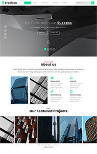 创意建筑设计公司网站模板
