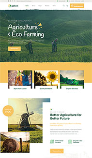 农业生产种植公司网站模板